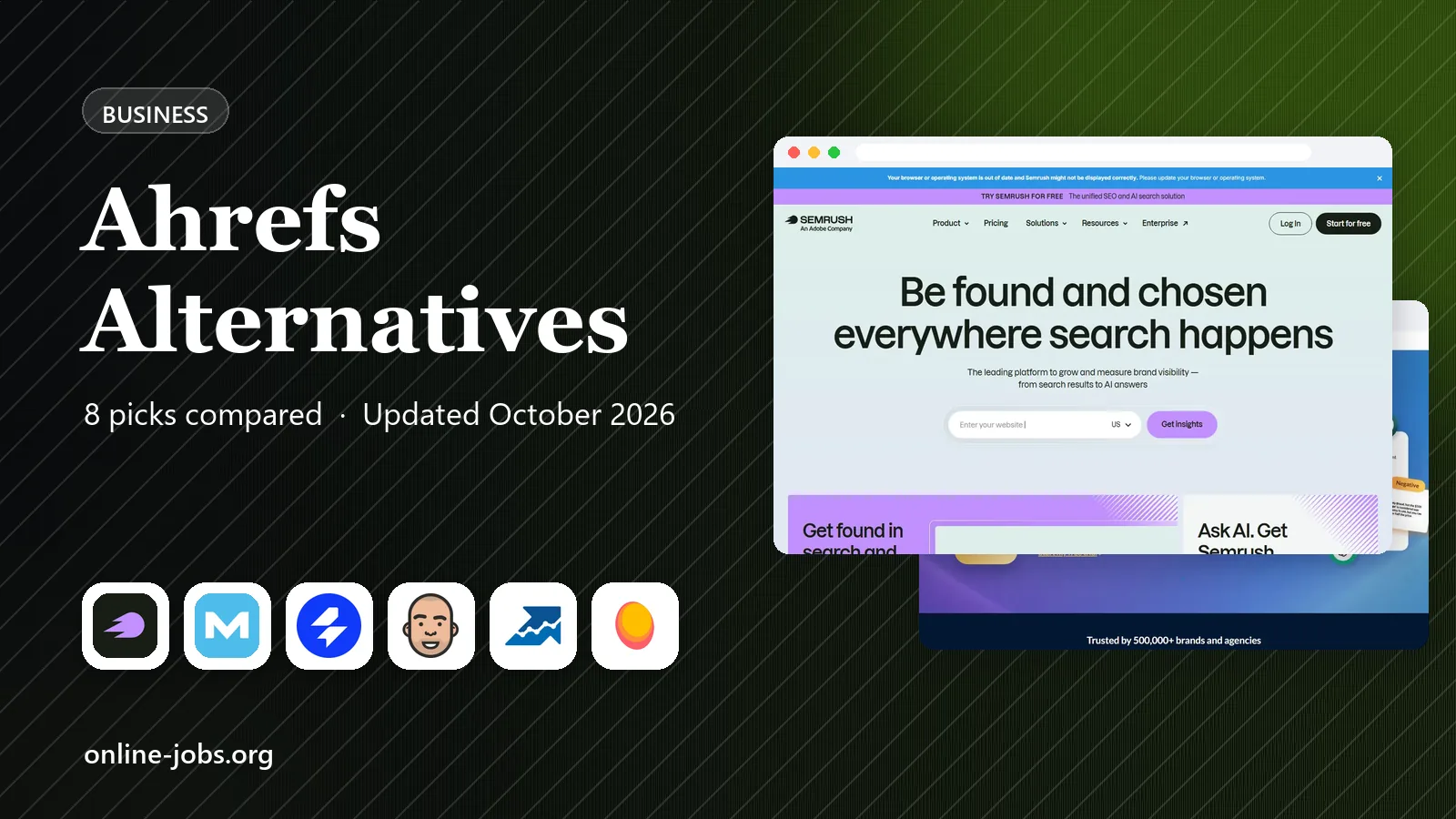 Ahrefs Alternatives in 2026: 8 SEO Tools Compared