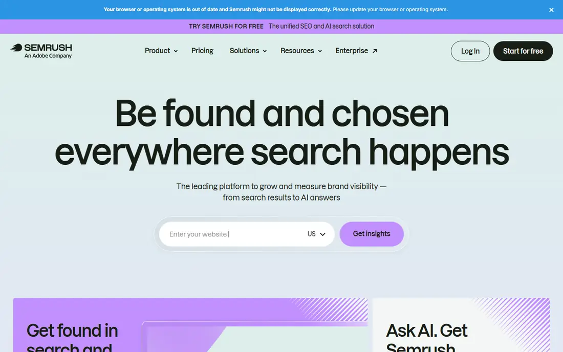 Semrush API website