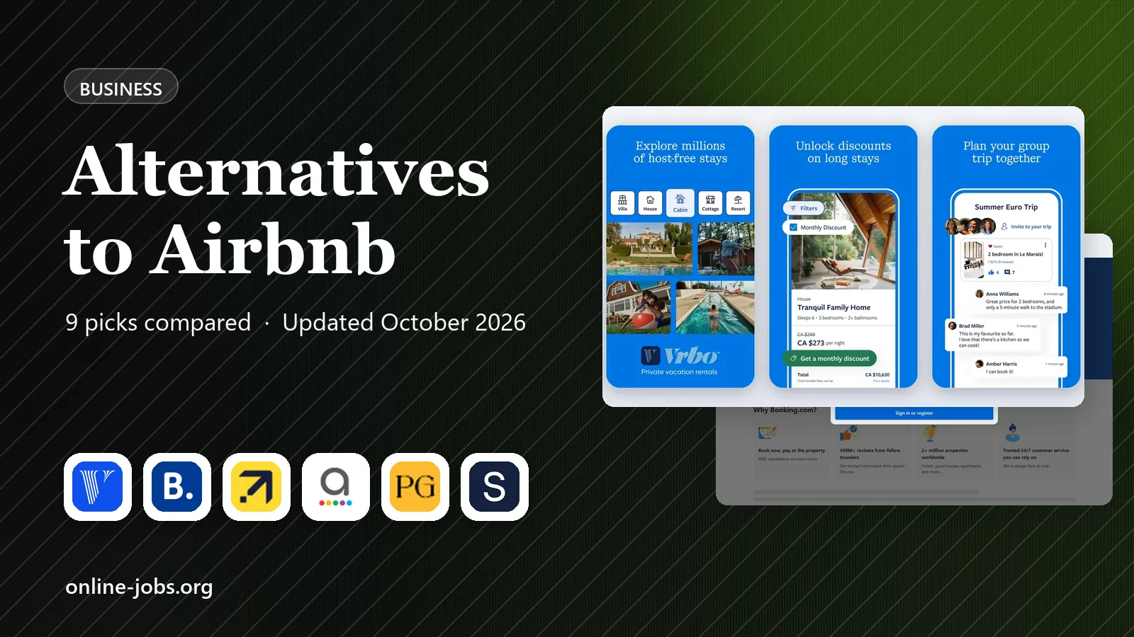Alternatives to Airbnb in 2026: 9 Sites Compared