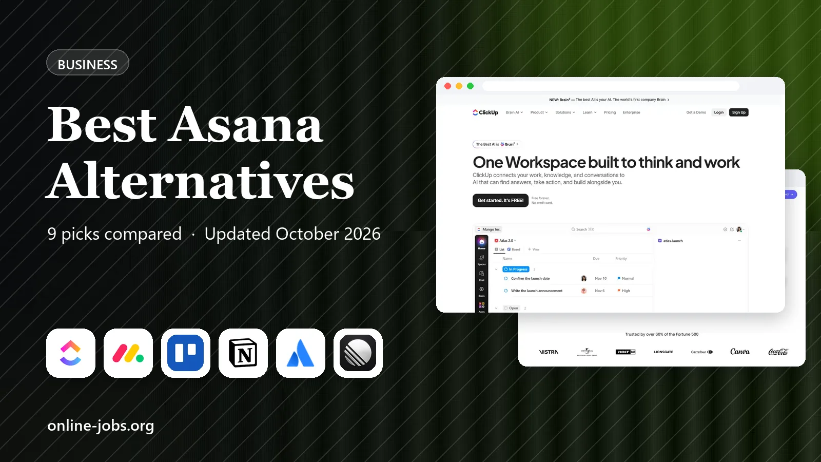 Best Asana Alternatives in 2026: 9 Tools Compared