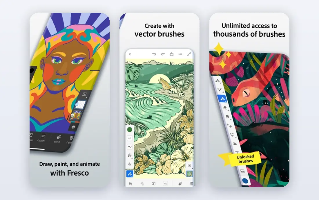 Adobe Animate app screenshots