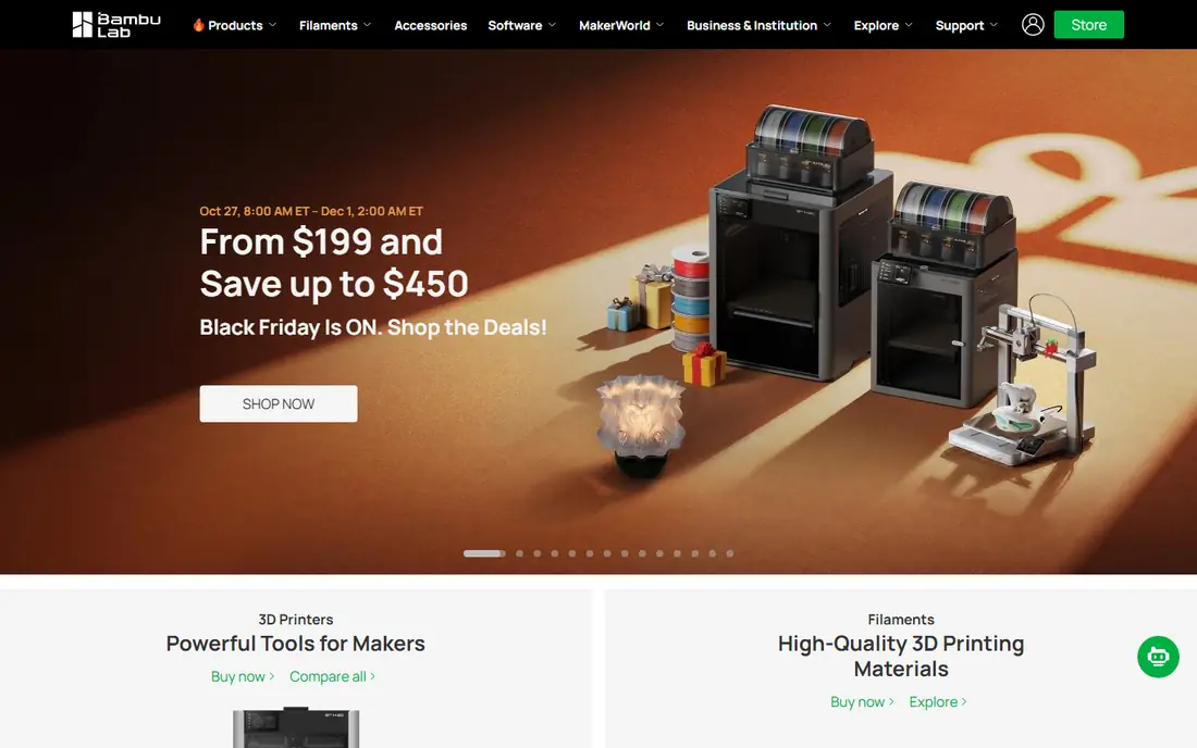 Bambu Studio website