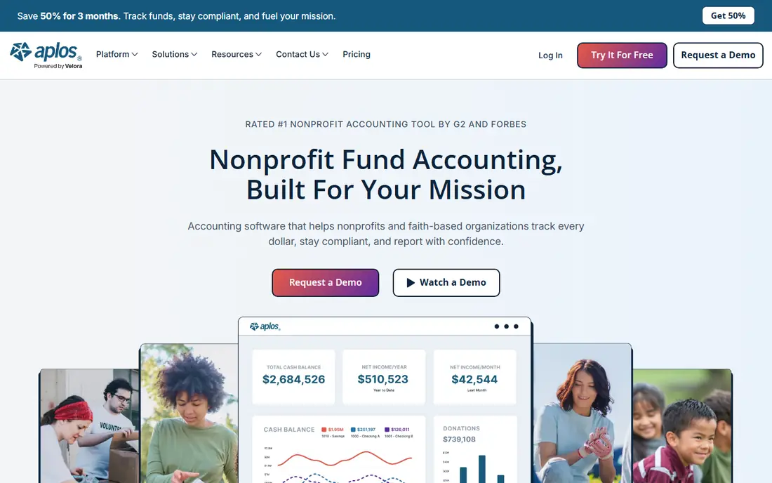 Aplos website