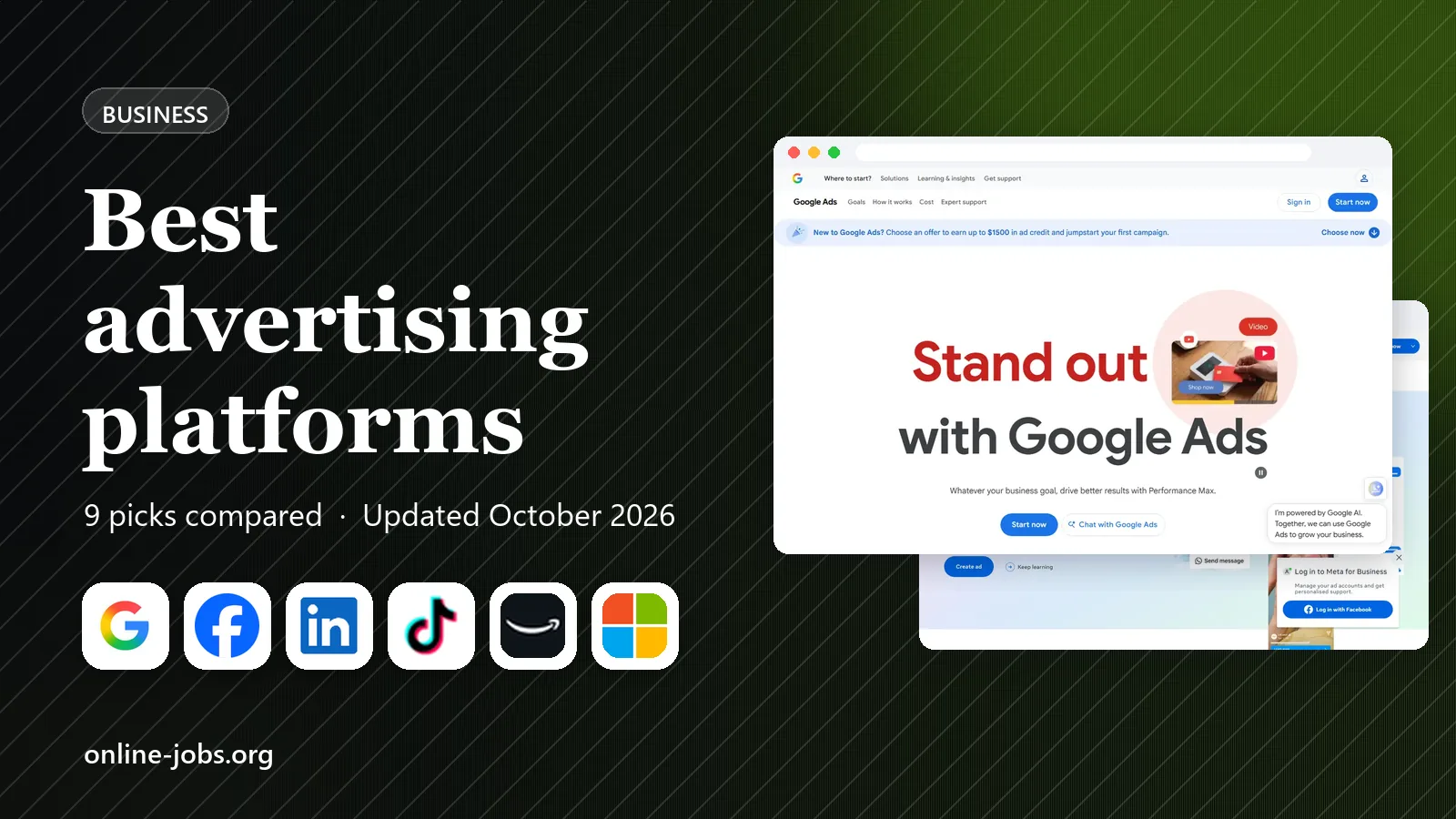 Best advertising platforms in 2026: 9 Platforms Compared