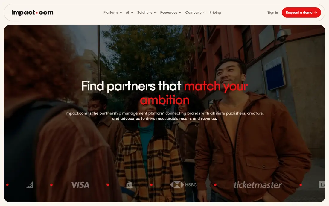 impact.com website