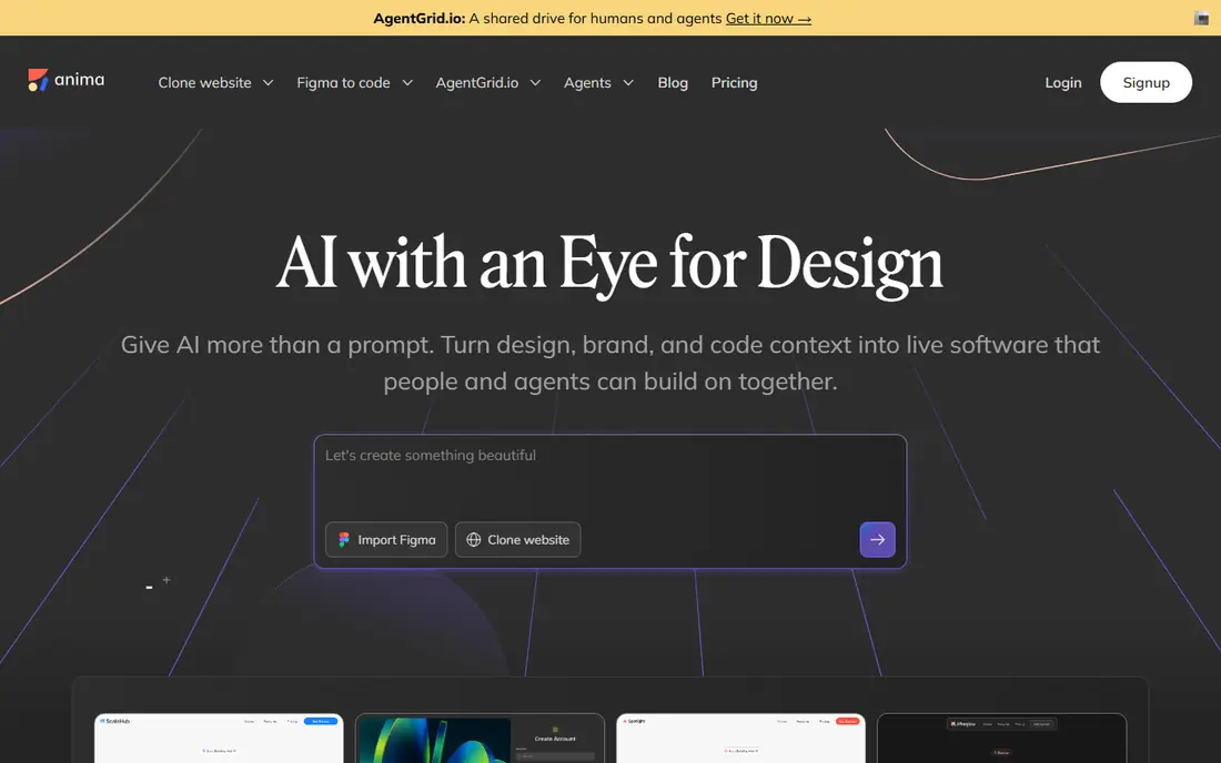 Anima website