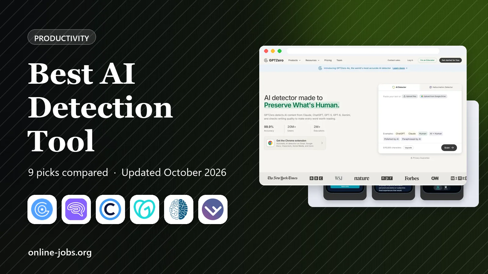 Best AI Detection Tool in 2026: 9 Tools Compared