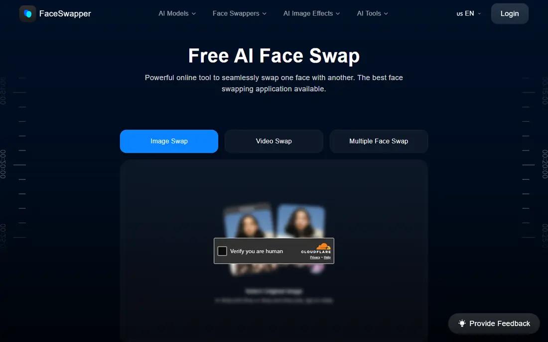 FaceSwapper.ai website