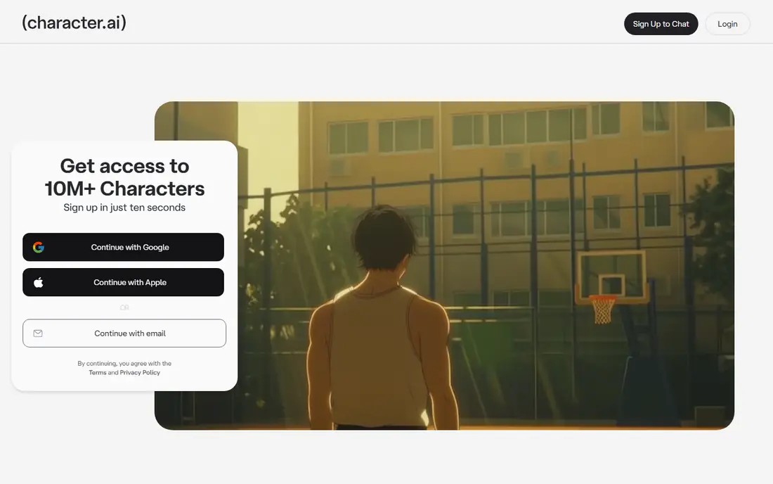Character.AI website