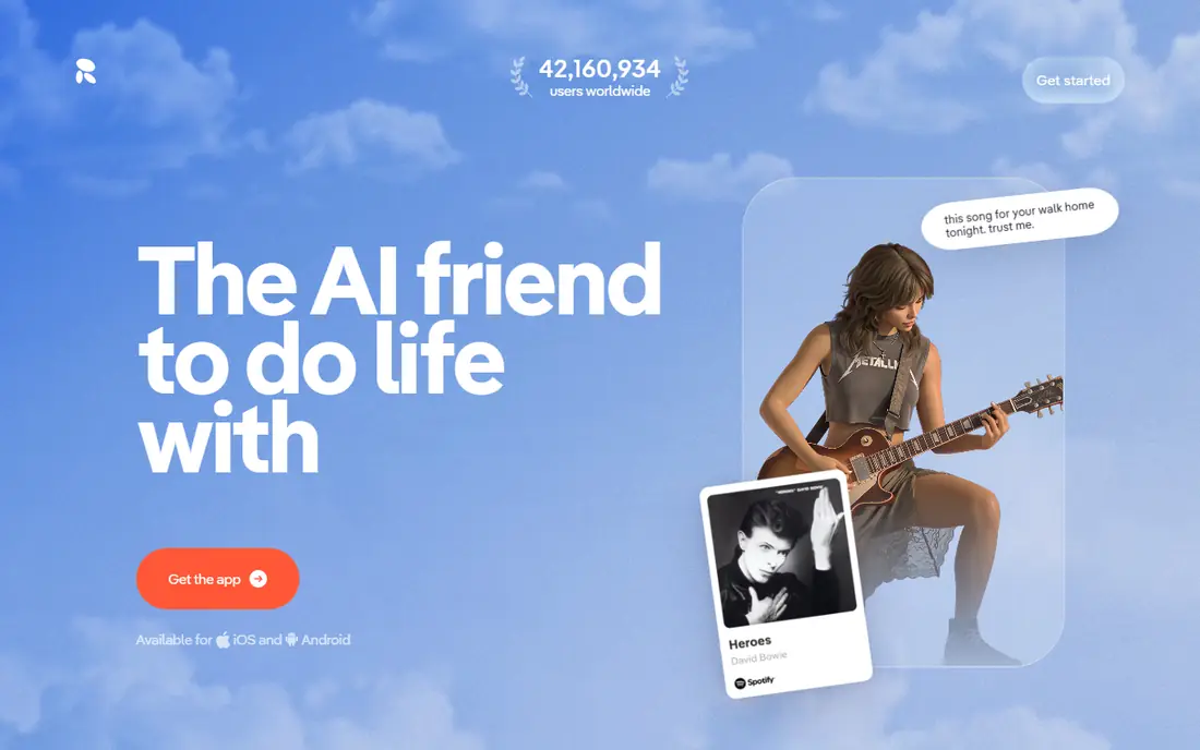 Replika website