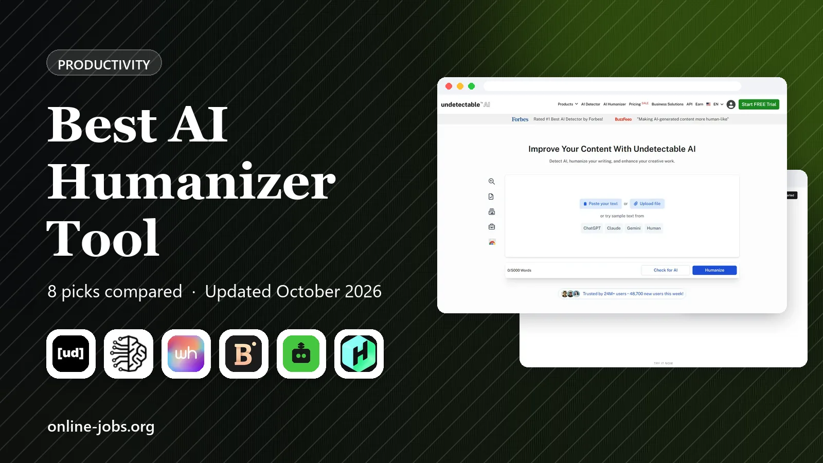 Best AI Humanizer Tool in 2026: 8 Tools Compared
