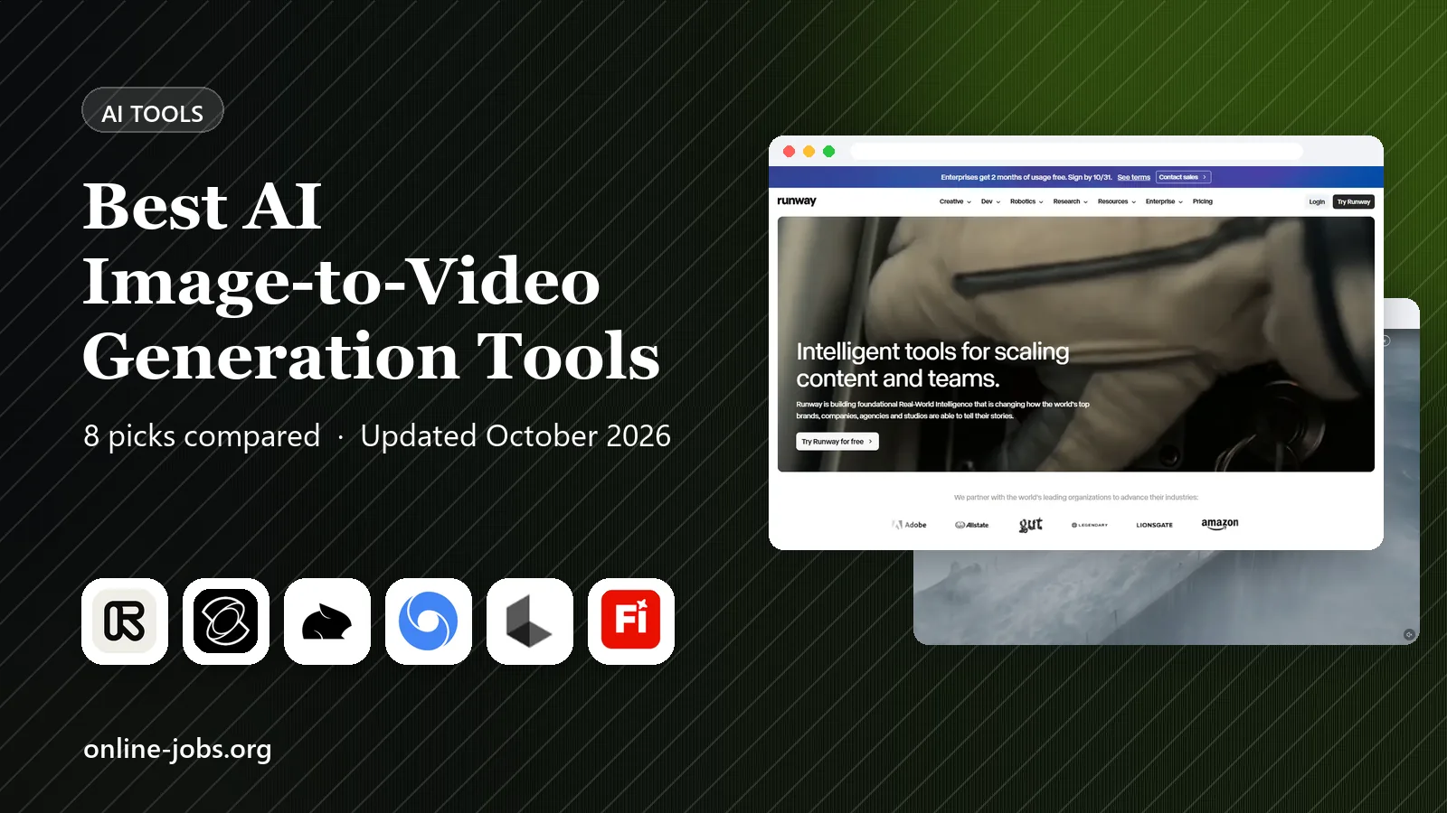 Best AI Image-to-Video Generation Tools in 2026: 8 Tools Compared