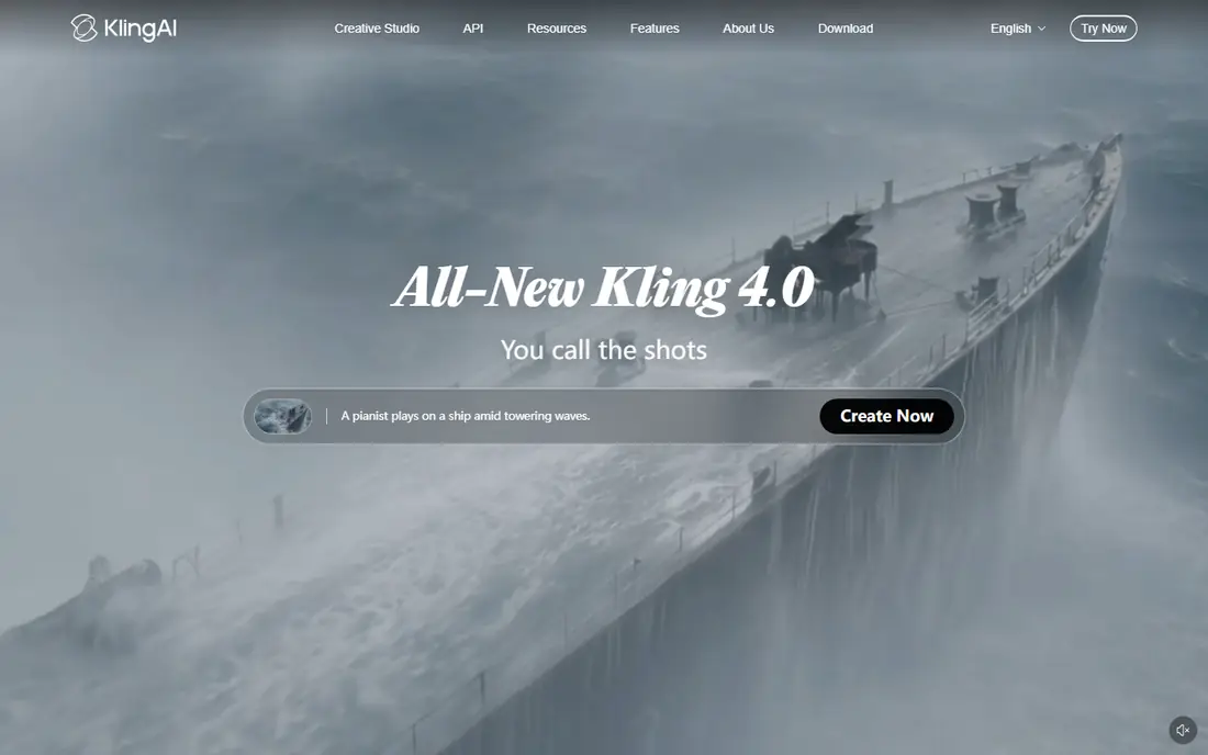 Kling website