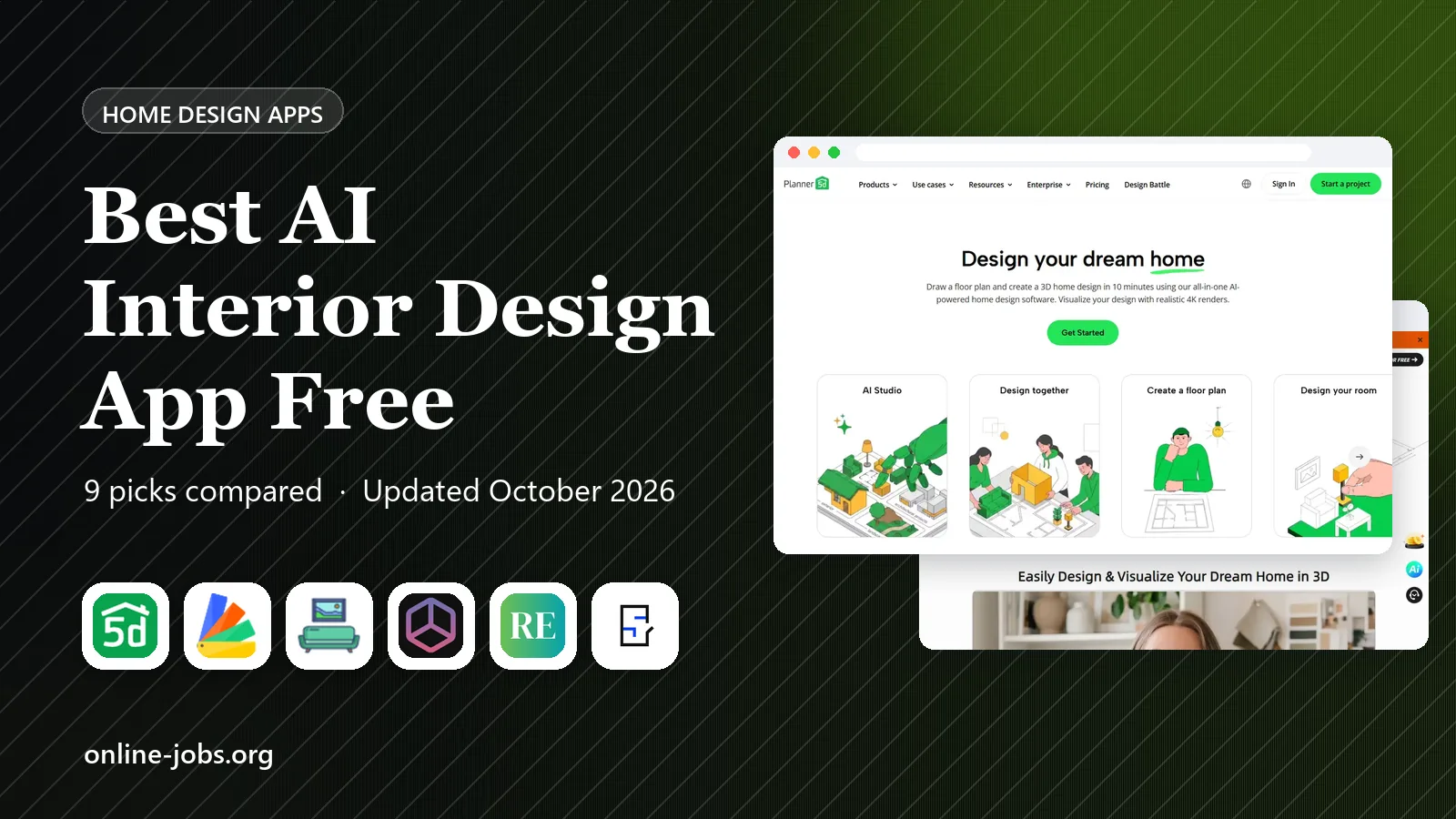 Best AI Interior Design App Free in 2026: 9 Apps Compared