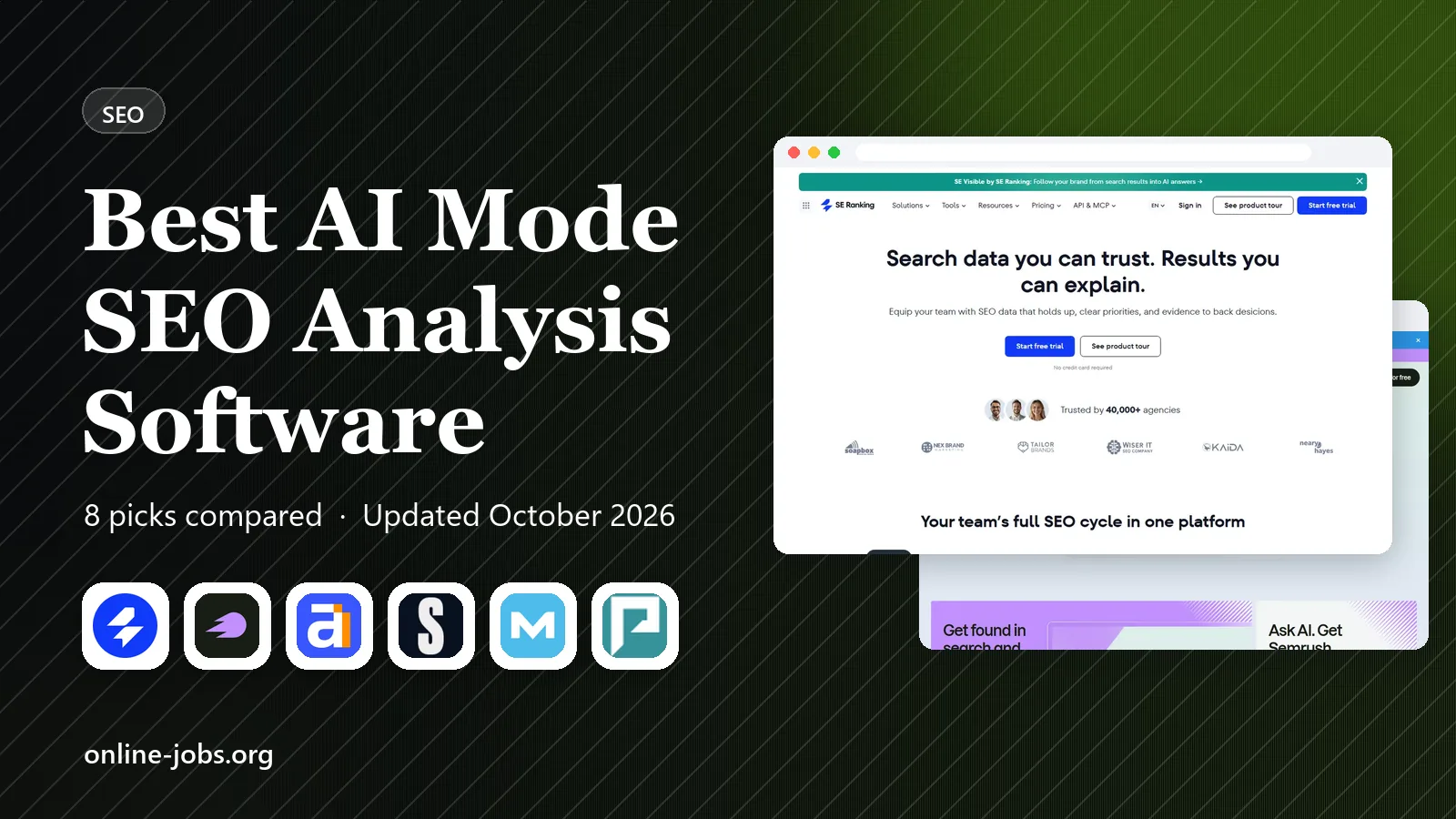 Best AI Mode SEO Analysis Software in 2026: 8 Products Compared