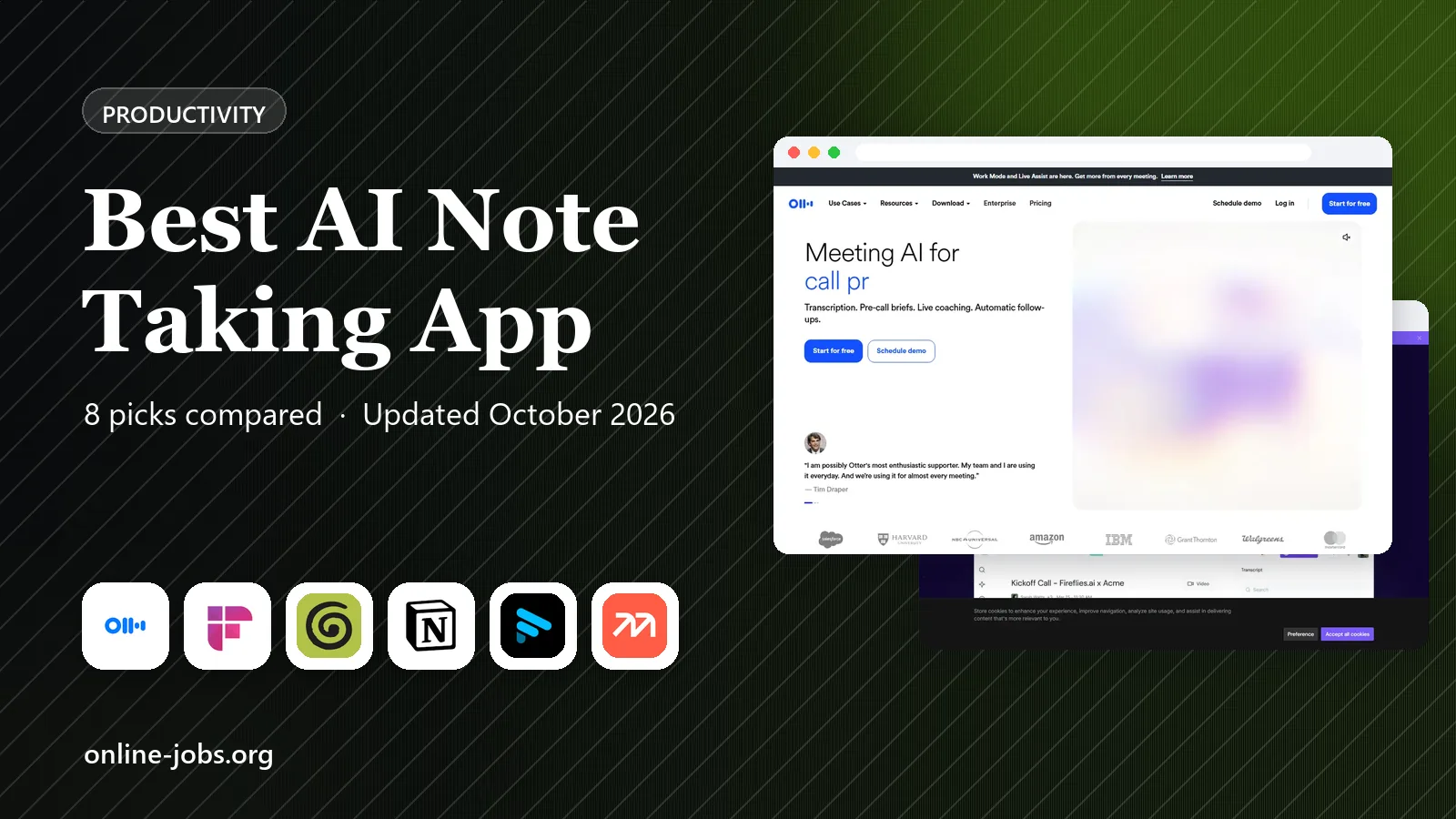 Best AI Note Taking App in 2026: 8 Apps Compared