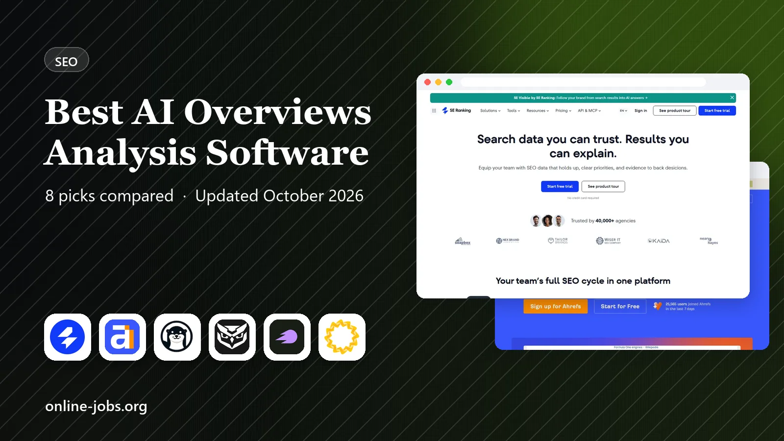 Best AI Overviews Analysis Software in 2026: 8 Tools Compared