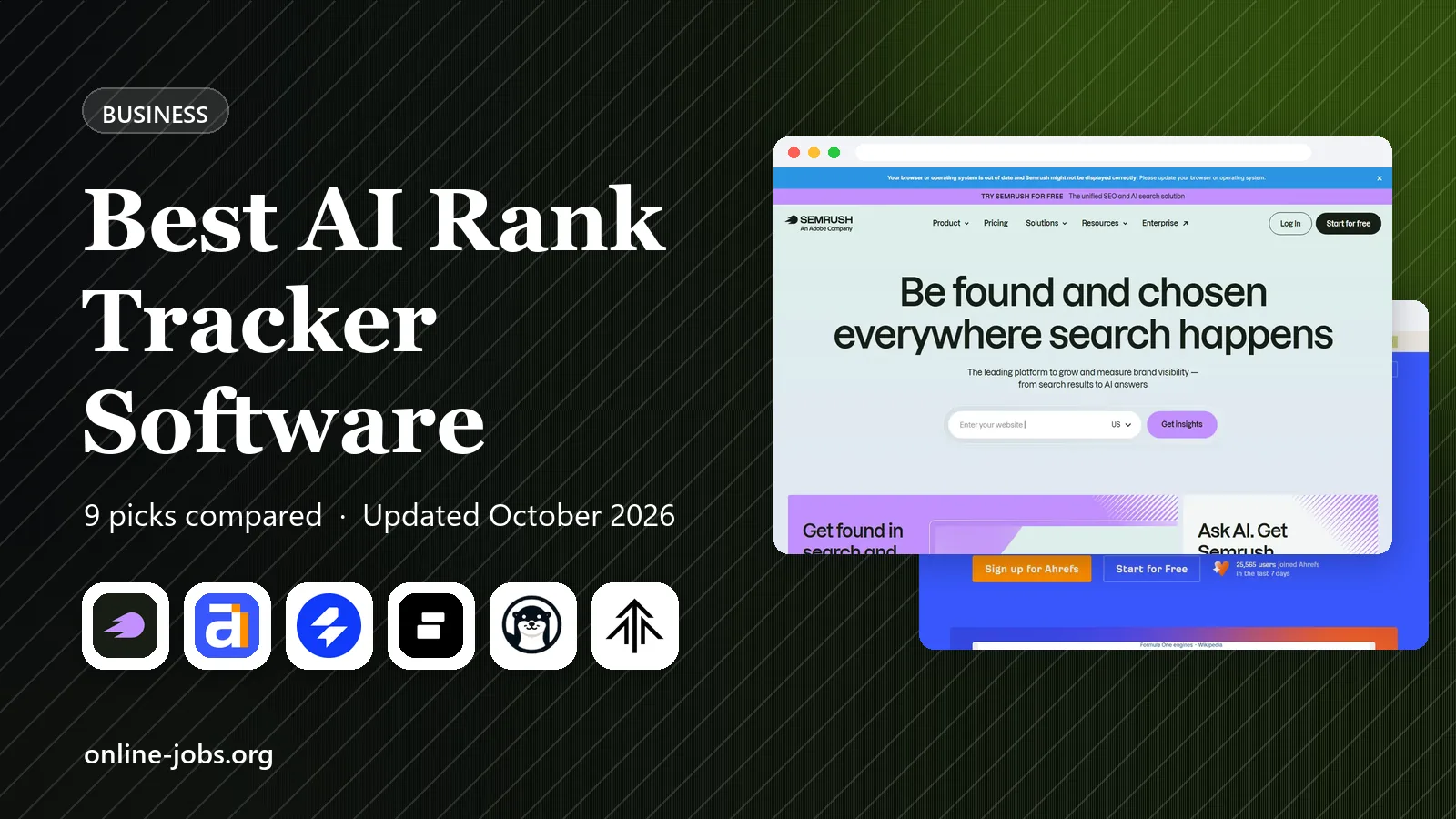 Best AI Rank Tracker Software in 2026: 9 Products Compared