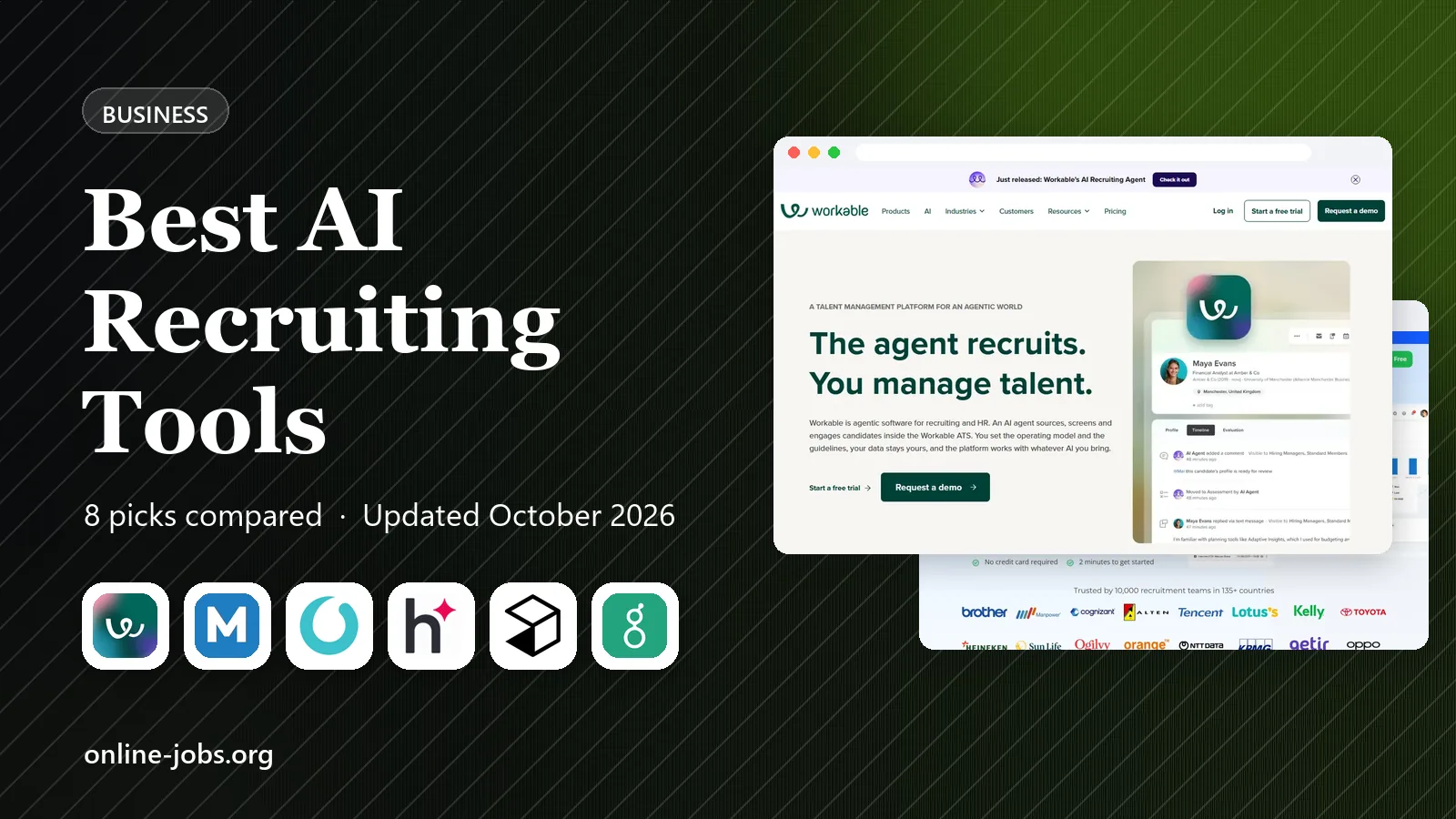 Best AI Recruiting Tools in 2026: 8 Tools Compared