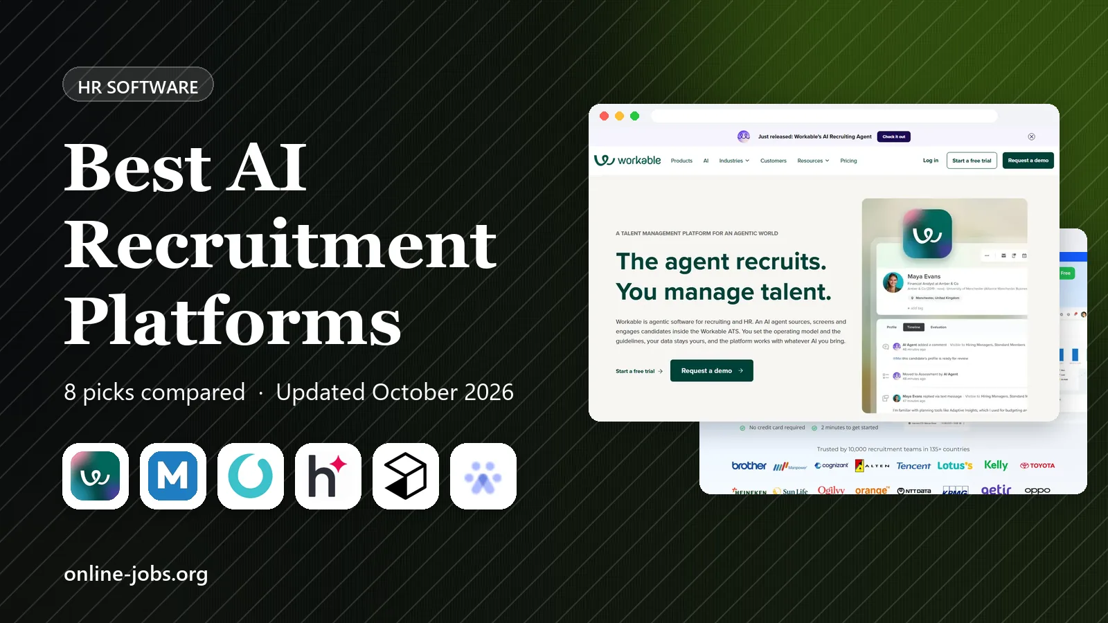 Best AI Recruitment Platforms in 2026: 8 Compared
