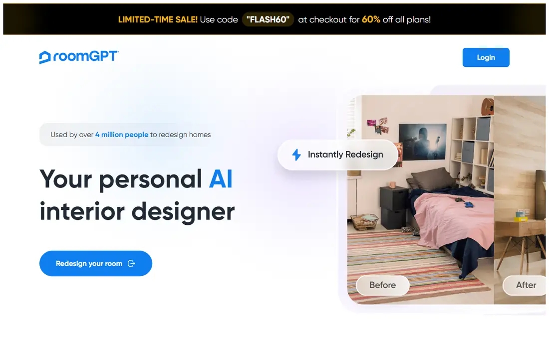 RoomGPT website