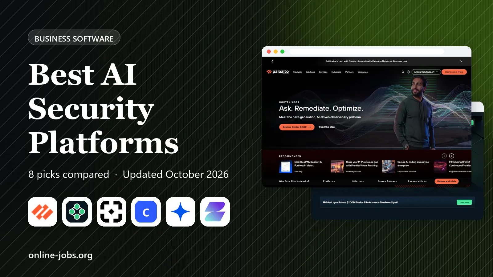 Best AI Security Platforms in 2026: 8 Tools Compared