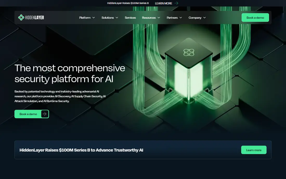HiddenLayer website
