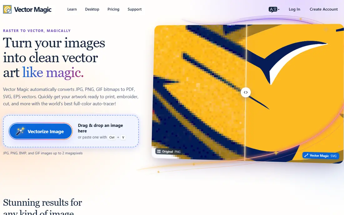 Vector Magic website