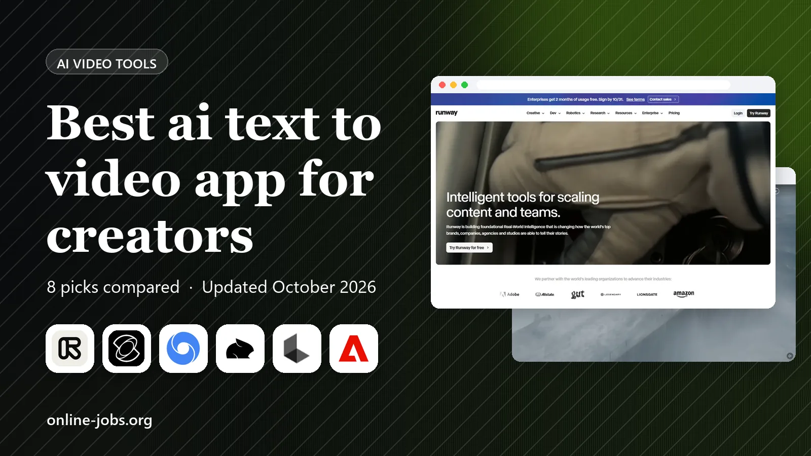 Best ai text to video app for creators in 2026: 8 Apps Compared