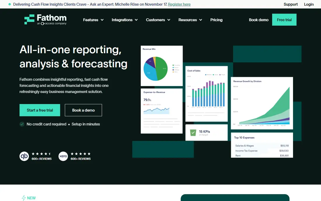 Fathom website