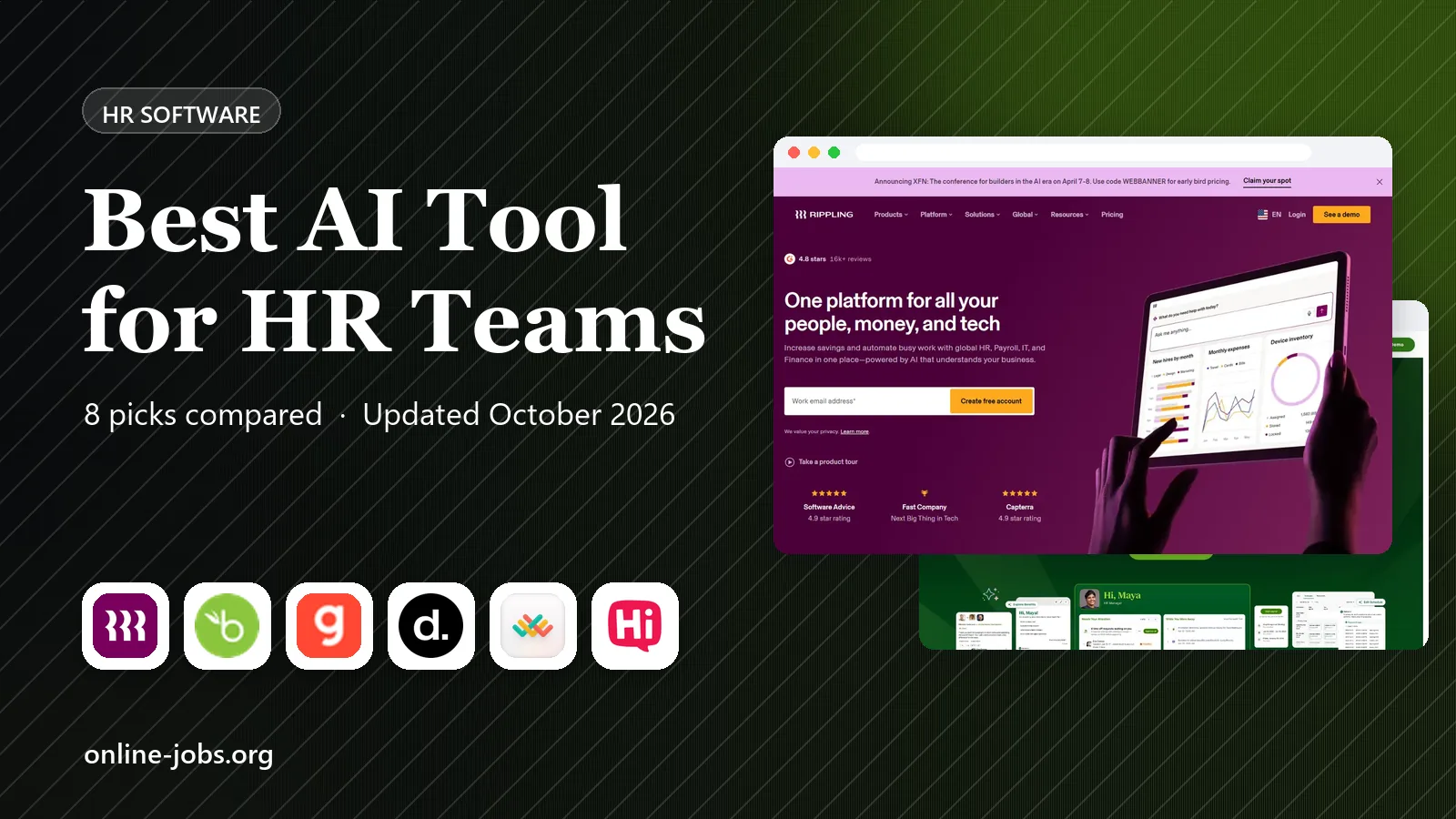 Best AI Tool for HR Teams in 2026: 8 Tools Compared