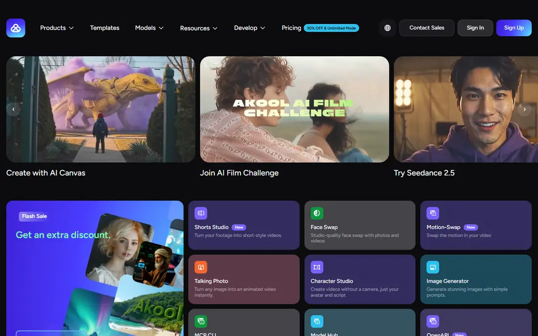 Akool website