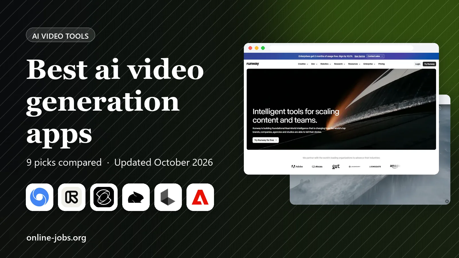 Best ai video generation apps in 2026: 9 Apps Compared