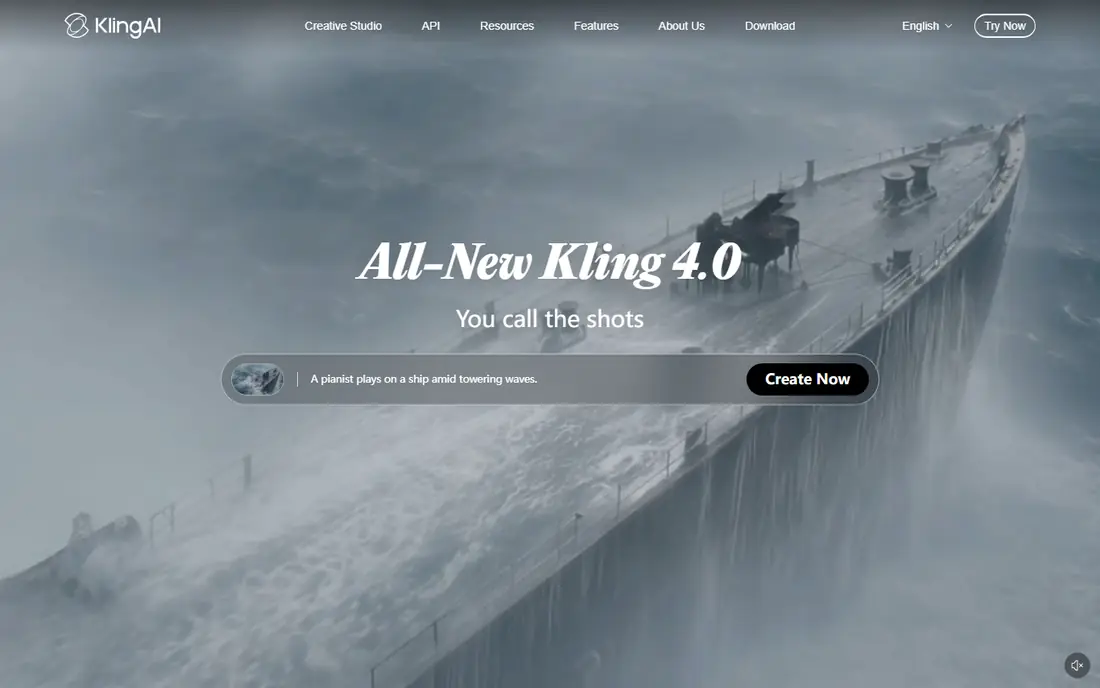 Kling website