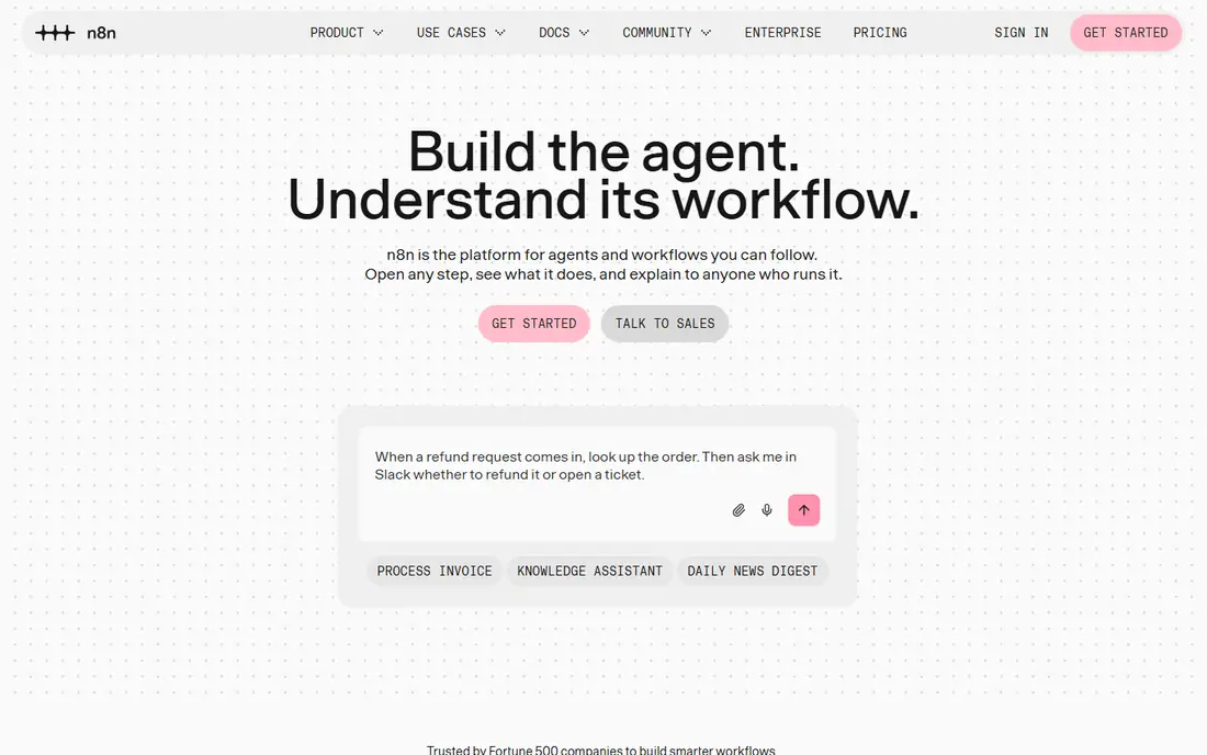 n8n website