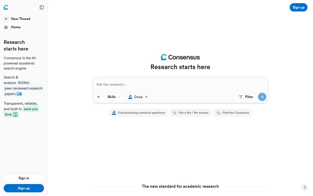 Consensus website