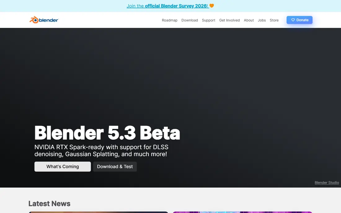 Blender website
