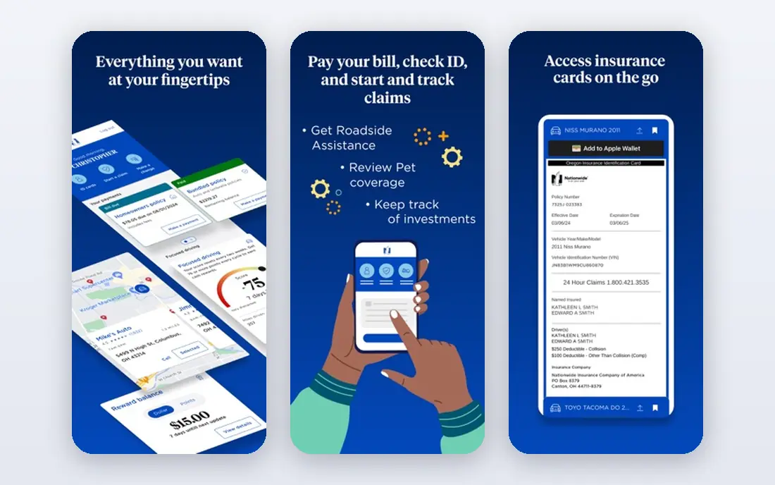 Nationwide app screenshots