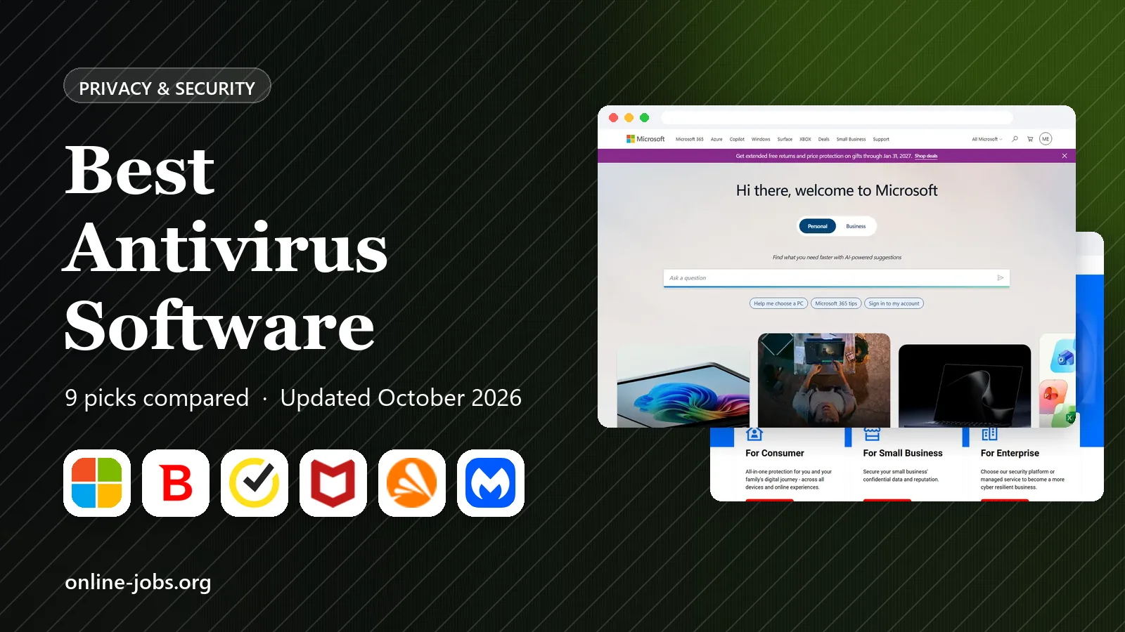 Best Antivirus Software in 2026: 9 Tools Compared
