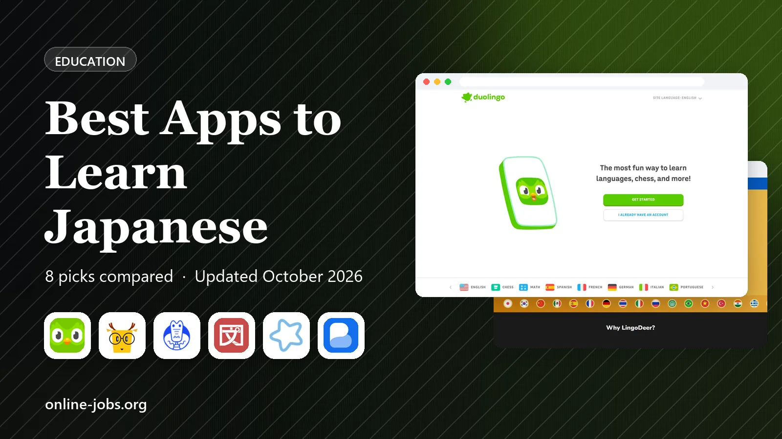 Best Apps to Learn Japanese in 2026: 8 Apps Compared