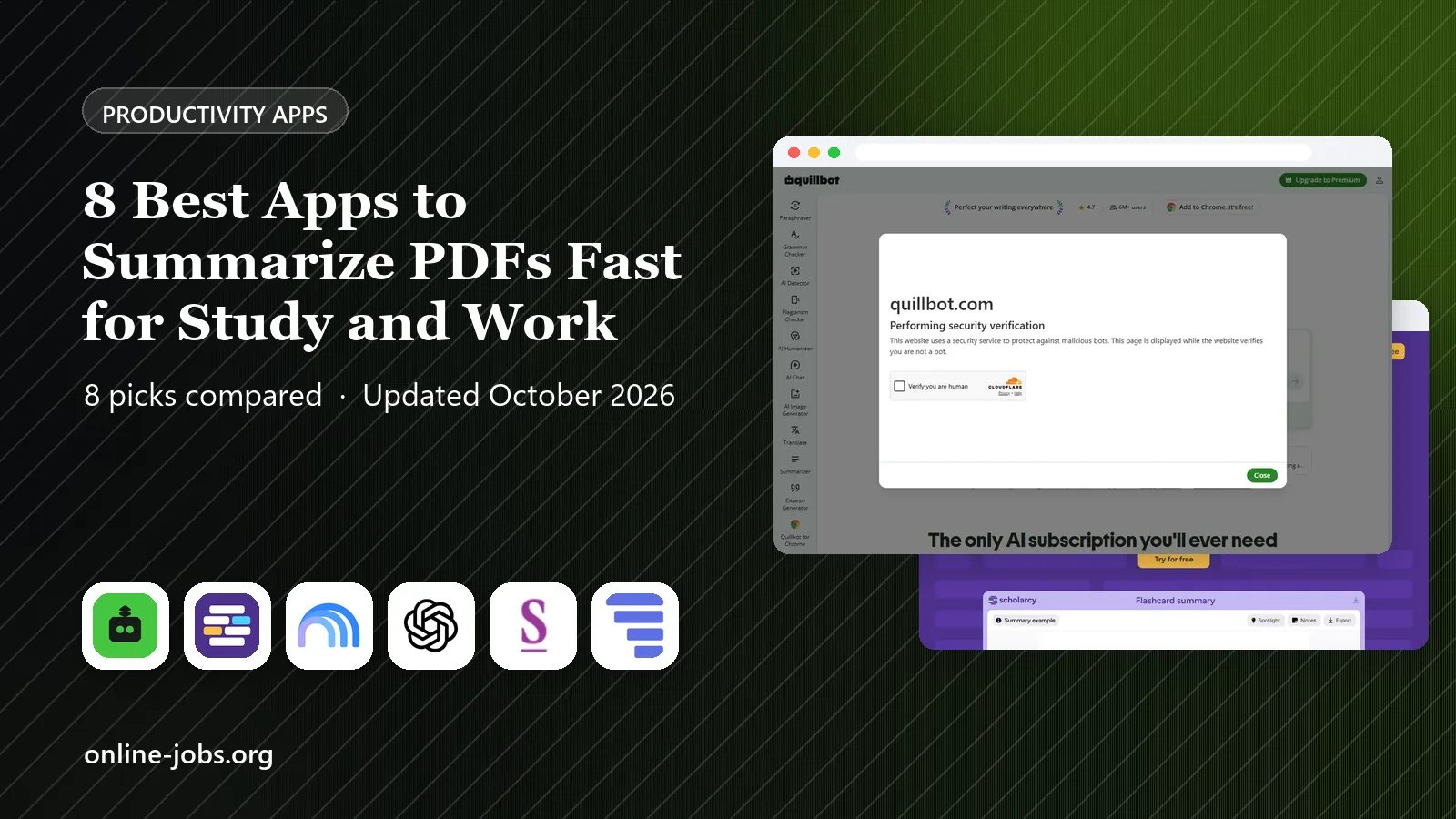 8 Best Apps to Summarize PDFs Fast for Study and Work