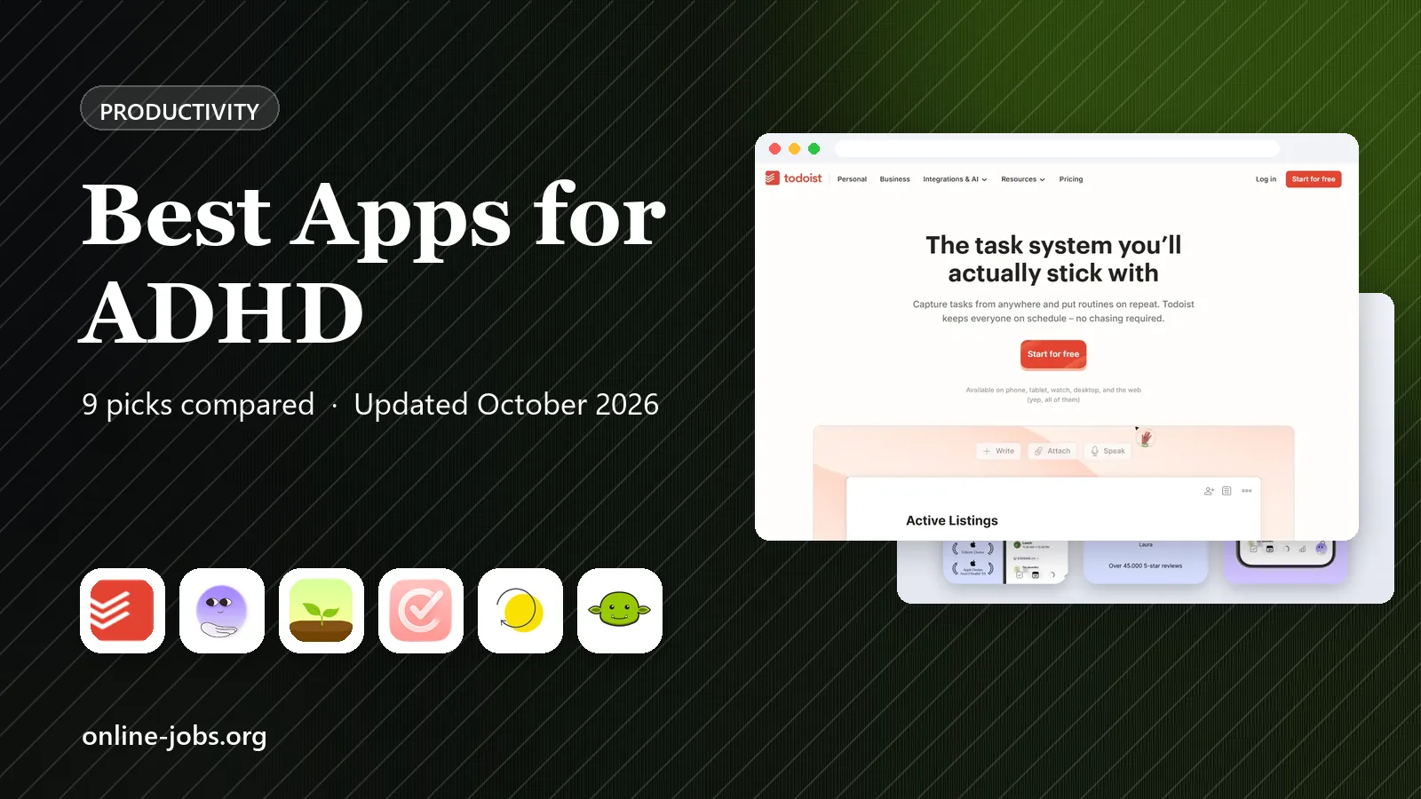Best Apps for ADHD in 2026: 9 Products Compared