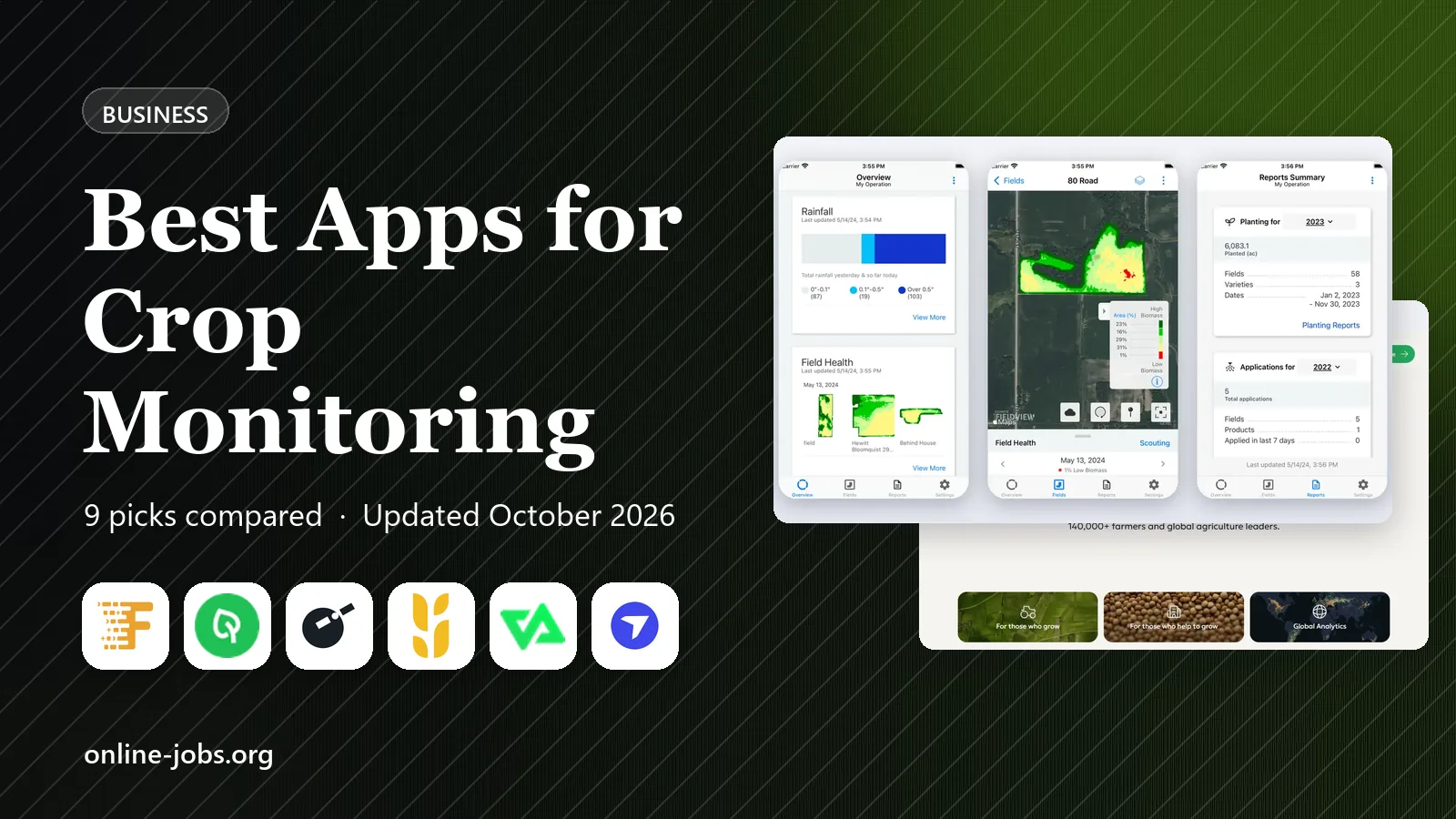 Best Apps for Crop Monitoring in 2026: 9 Options Compared