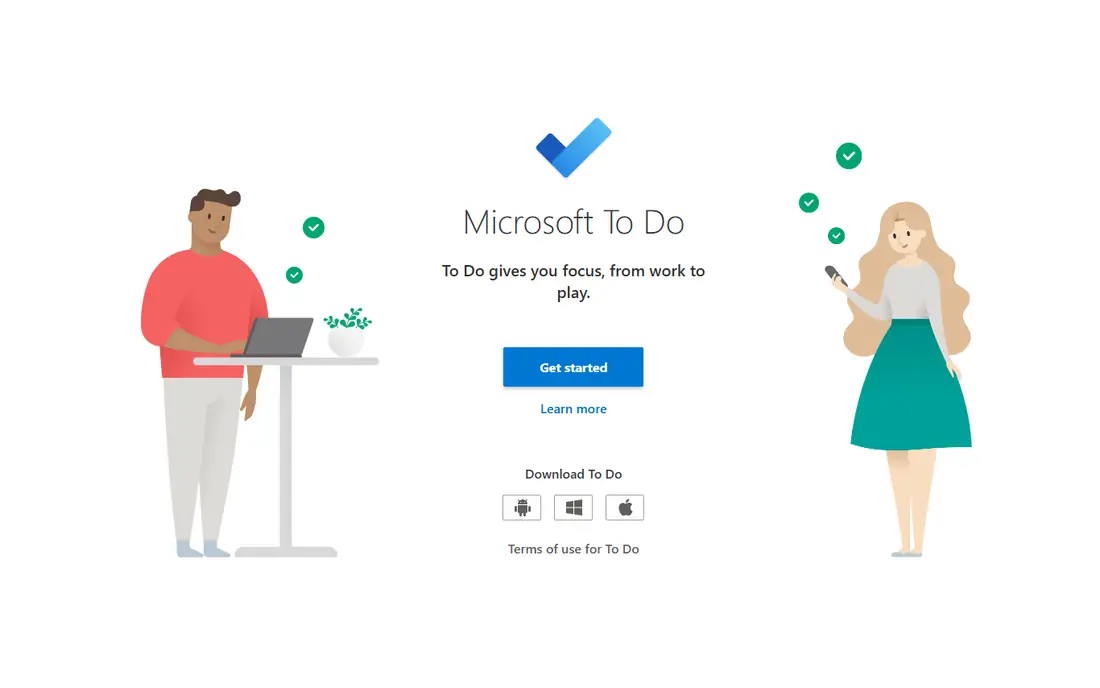 Microsoft To Do website