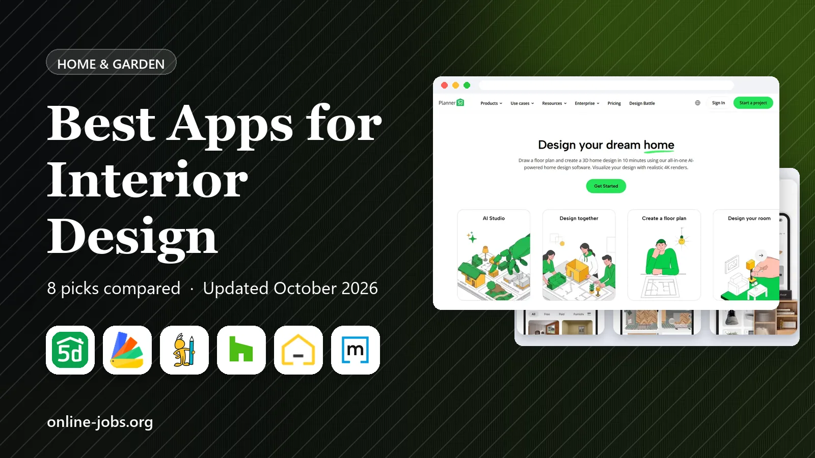 Best Apps for Interior Design in 2026: 8 Apps Compared