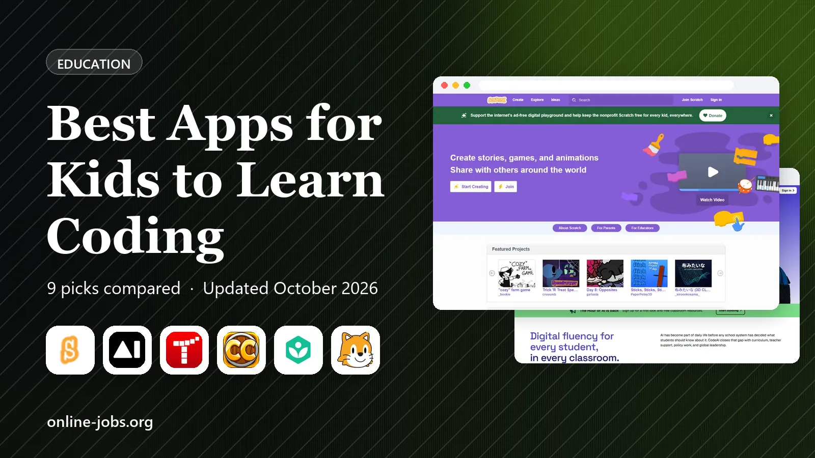 Best Apps for Kids to Learn Coding in 2026: 9 Apps Compared