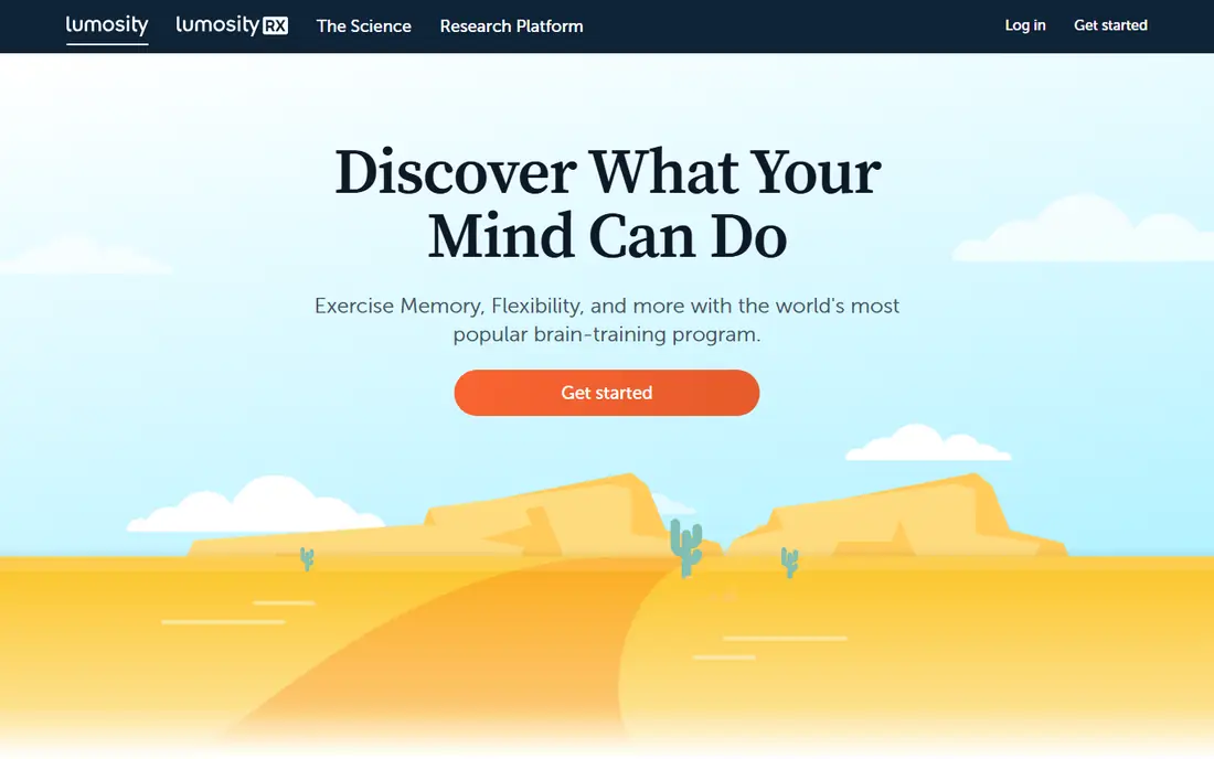Lumosity website