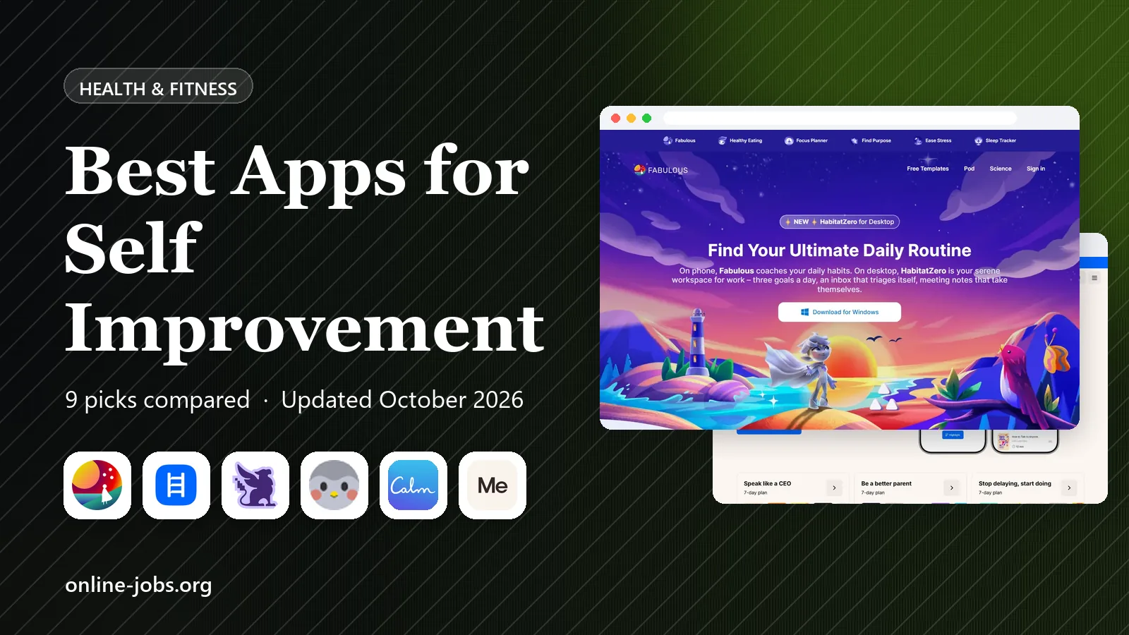 Best Apps for Self Improvement in 2026: 9 Apps Compared