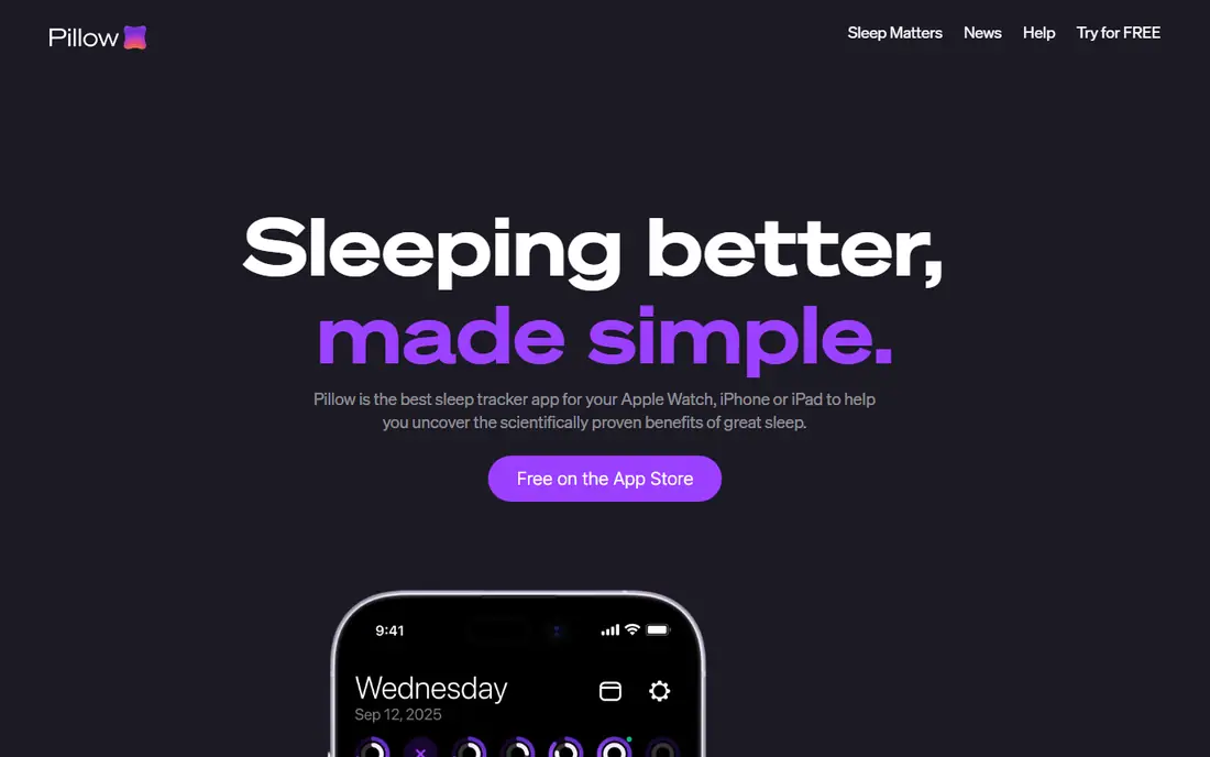 Pillow website