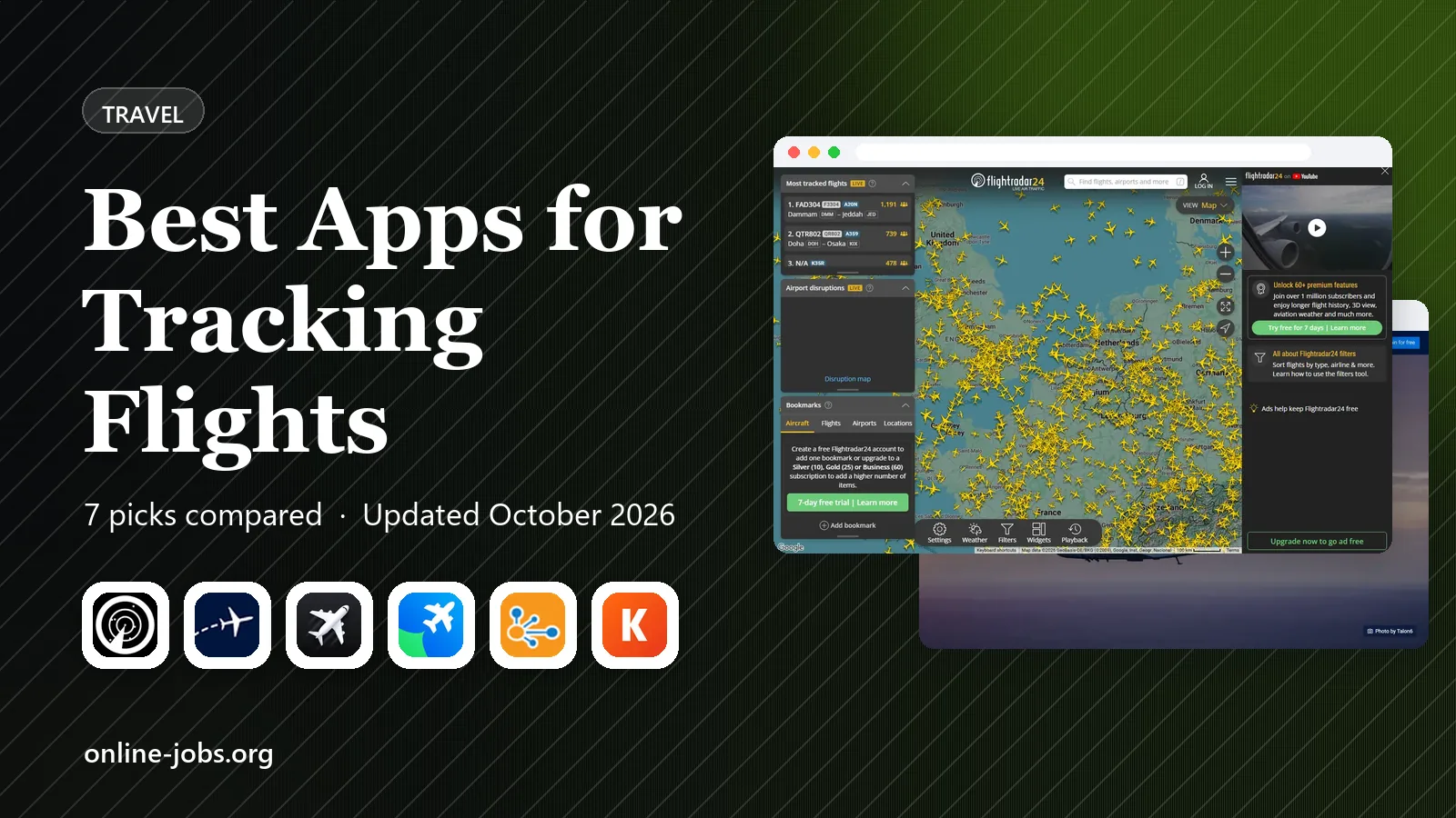 Best Apps for Tracking Flights in 2026: 7 Apps Compared